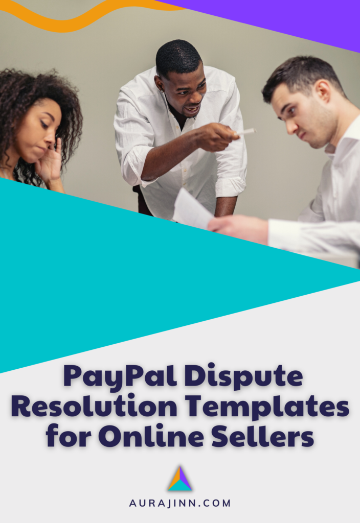 PayPal Dispute Resolution Templates